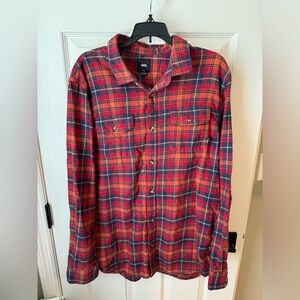 Vans Plaid Flannel Shirt - Large
